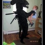 Alien Raises A Baby, It's Going To Take A While To Get Used To That Baby Face