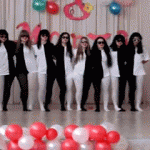 Cool Black And White Illusion Dance