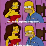 A Committed Homer Keeps His Eyes On The Prize On The Simpsons