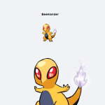 Beedrill & Charmander Pokemon Fusion Creates The Beemander