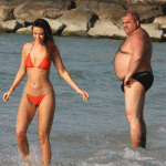 Bill Clinton Always Finds A Good Spot To Creep