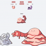 Clefable & Muk Pokemon Fusion Creates THe Clefuk