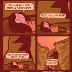 Falling Into Cynicism & Sarcasm Can Be One Tough Life Battle In COmic By Posh & Vectorbelly