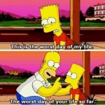 Homer Simpson Teaches Bart Things Will Always Get Worse