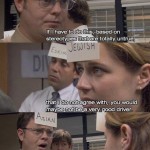 Pam Makes Dwight Guess What His Card Says On The Office