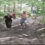Running Through The Forest Face Plant Fail