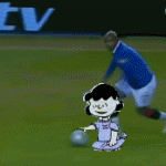 Sally Brown Trolling Soccer Player With The Ball