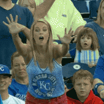 Little Rascal Intercepts The Homerun Ball For Overly Excited Lady