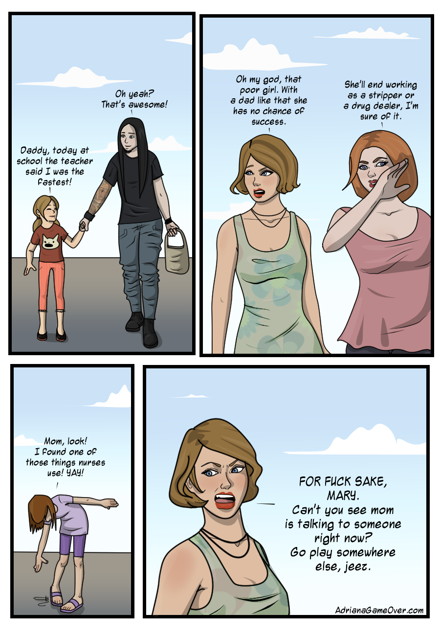 Snobby Women Judge A Parent Becaused On Nothing In Comic By Snobby Women Judge A Parent Becaused On Nothing In Comic By