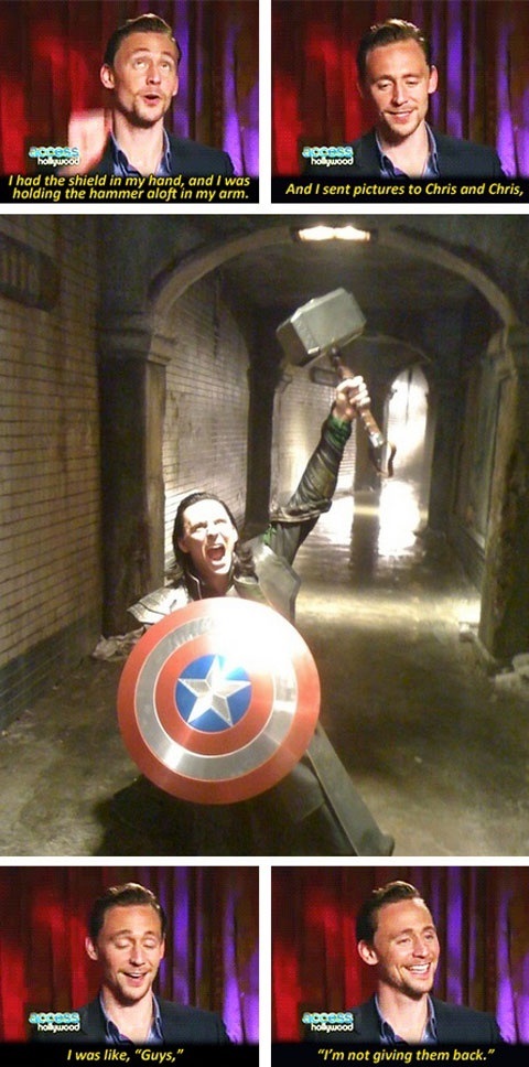 Loki Aquires Thor’s Hammer & Captain America’s Shield