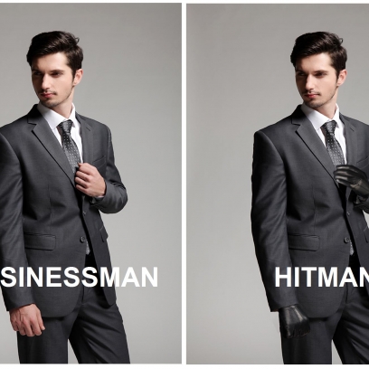The Difference Between Businessman & Hitman Meme